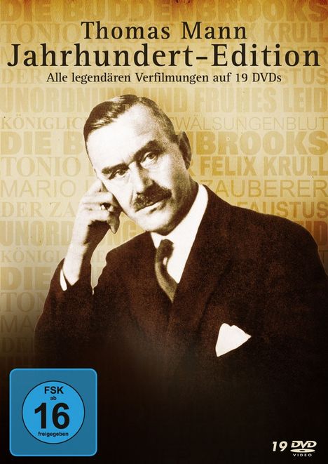 Thomas Mann: Jahrhundert-Edition, 19 DVDs