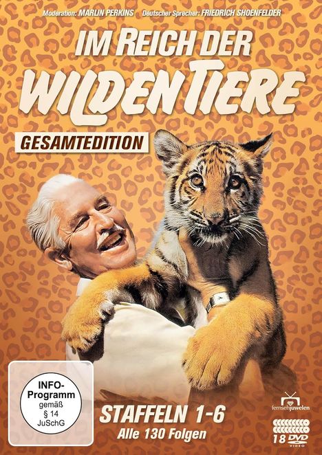 Im Reich der wilden Tiere (Gesamtedition), 18 DVDs