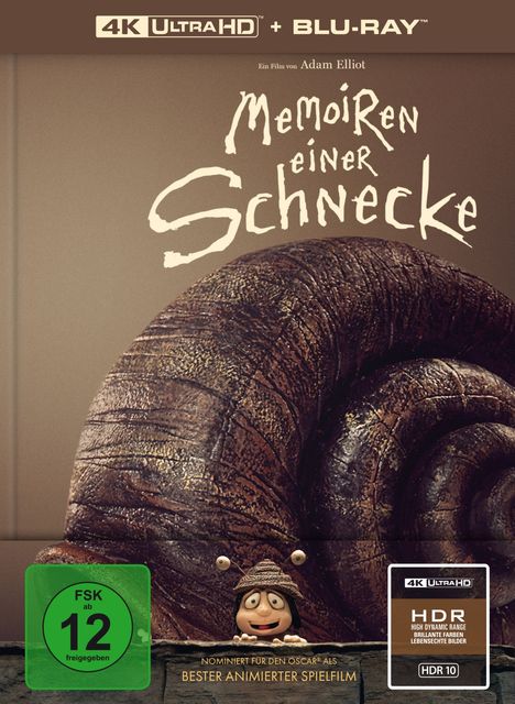 Memoiren einer Schnecke (Ultra HD Blu-ray & Blu-ray im Mediabook), 1 Ultra HD Blu-ray und 1 Blu-ray Disc