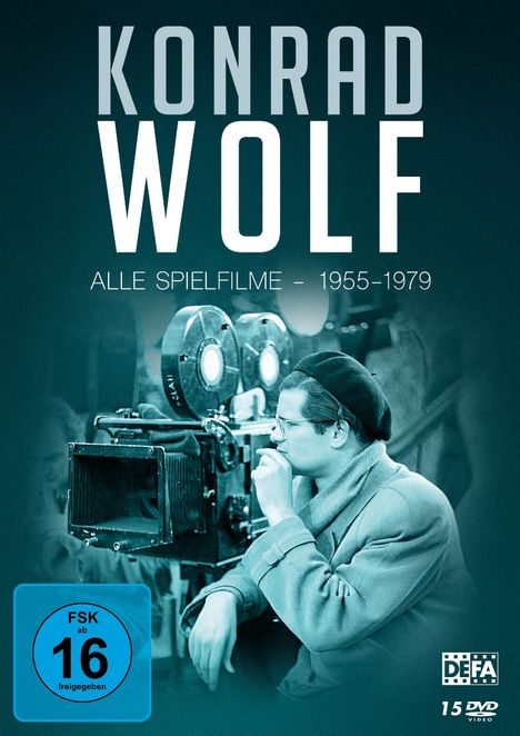 Konrad Wolf - Alle Spielfilme, 15 DVDs