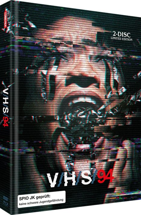 V/H/S/94 (Blu-ray & DVD im Mediabook), 1 Blu-ray Disc und 1 DVD