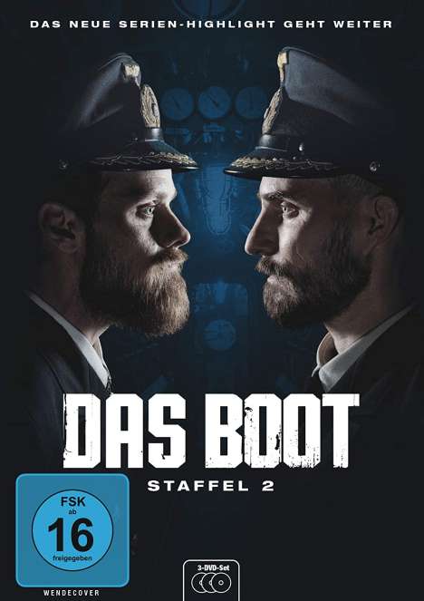 Das Boot Staffel 2, 3 DVDs