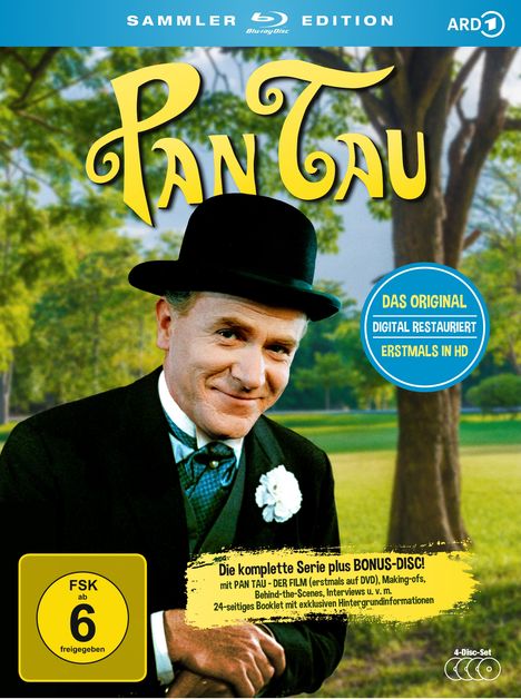 Pan Tau (Komplette Serie) (Sammler-Edition) (Blu-ray), 4 Blu-ray Discs und 2 DVDs