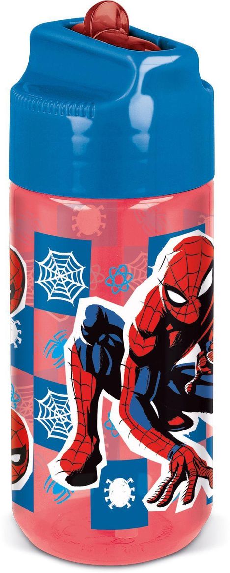 Spiderman Trinkflasche Tritan 430 ml, Diverse