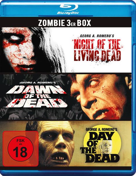 Zombie 3er Box (Blu-ray), Blu-ray Disc