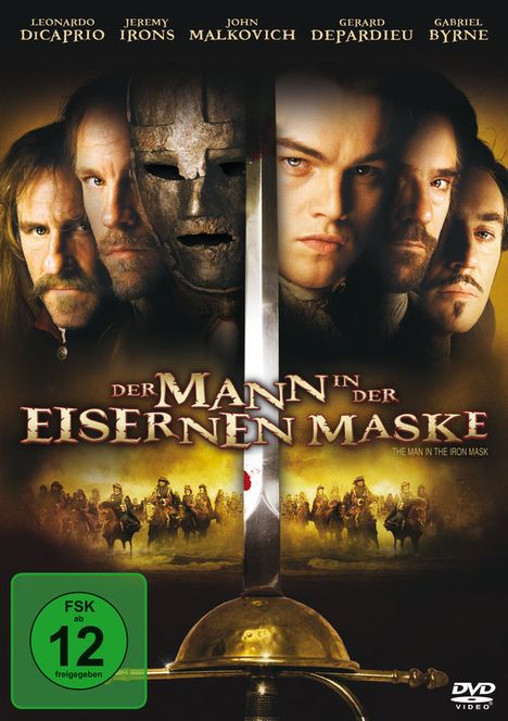 Der Mann in der eisernen Maske (1998), DVD