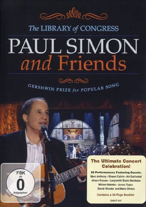 Paul Simon &amp; Friends: Gershwin Prize For Popular Song 2007, DVD
