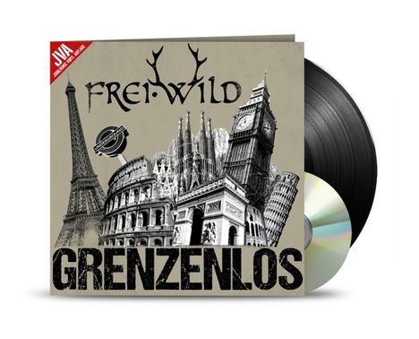 Frei.Wild: Grenzenlos (JVA - Jubiläums Vinyl Auflage) (Limited Edition), 1 LP und 1 CD