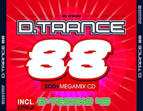 D.Trance Vol.88 (incl.D.Techno 45), 4 CDs