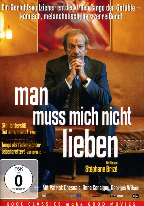 Man muss mich nicht lieben, DVD