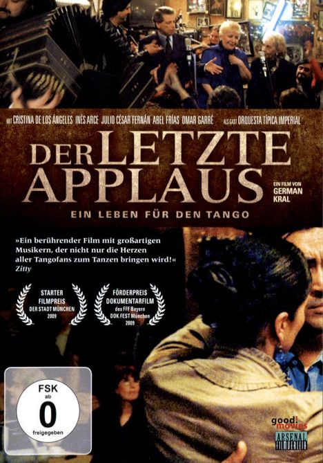 Der letzte Applaus (OmU), DVD