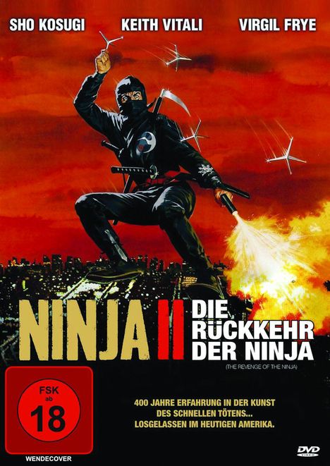 Ninja II - Die Rückkehr der Ninja, DVD