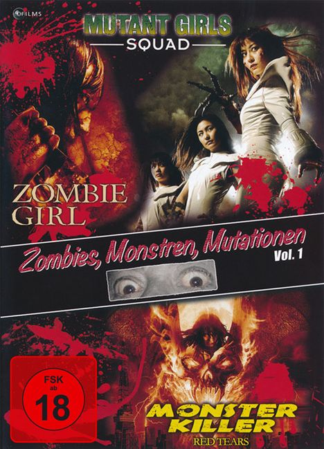 Zombies, Monstren, Mutationen Vol. 1 (3 Filme auf 1 DVD), DVD