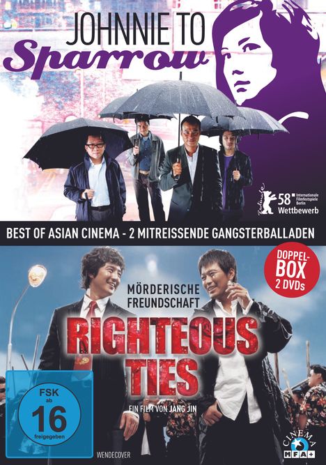 Sparrow / Righteous Ties, 2 DVDs