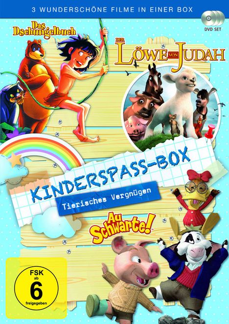 Kinderspaß Box - Ein tierisches Vergnügen (Filmbox), DVD