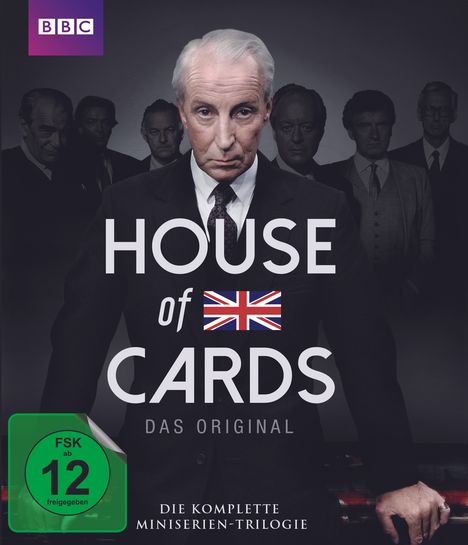 House of Cards (1990) (Komplette Mini-Serien Trilogie) (Blu-ray), 3 Blu-ray Discs