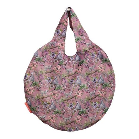 Easy Bag Round XL Äffchen rosa, Diverse