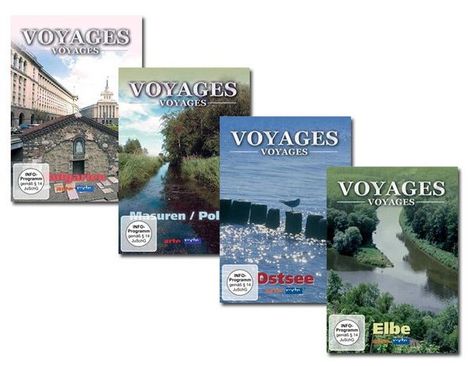 Voyages Package 2, 4 DVDs