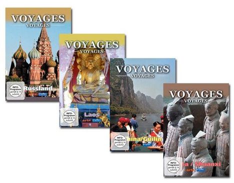Voyages Package 5, 4 DVDs