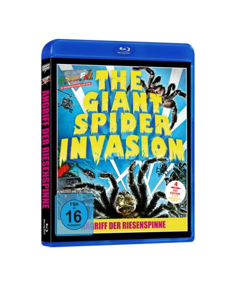 Angriff der Riesenspinne (#SchleFaZ - Edition) (Blu-ray &amp; DVD), 1 Blu-ray Disc, 2 DVDs und 1 CD