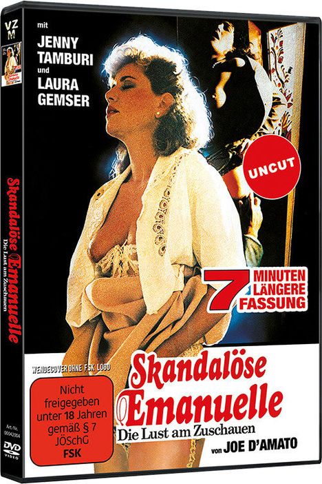 Skandalöse Emanuelle - Die Lust am Zuschauen, DVD