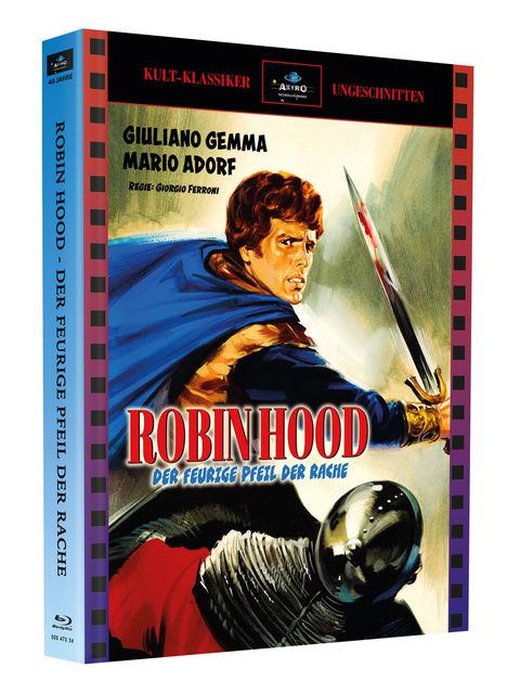 Robin Hood - Der feurige Pfeil der Rache (Blu-ray &amp; DVD im Mediabook), 1 Blu-ray Disc und 2 DVDs