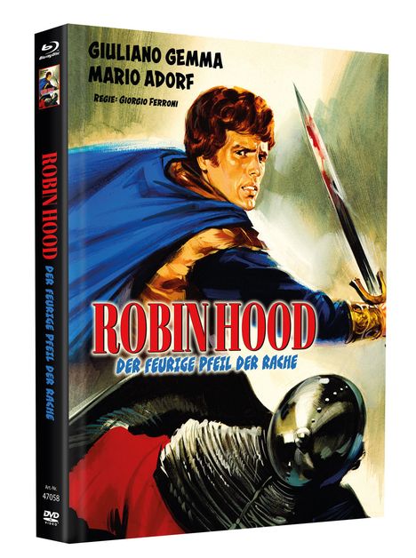 Robin Hood - Der feurige Pfeil der Rache (Blu-ray &amp; DVD im Mediabook), 1 Blu-ray Disc und 2 DVDs