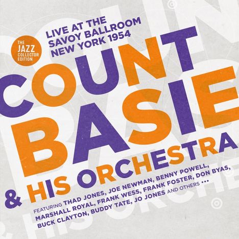 Count Basie (1904-1984): Live At The Savoy Ballroom New York 1954 (The Jazz Collector Edition), 2 CDs
