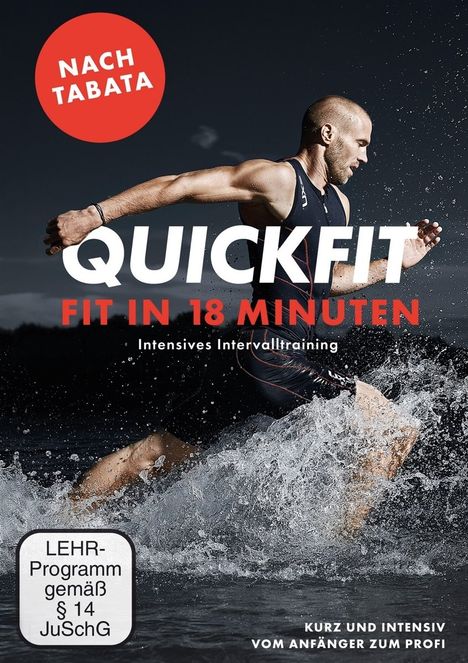 Quickfit in 18 Minuten - nach Tabata, DVD