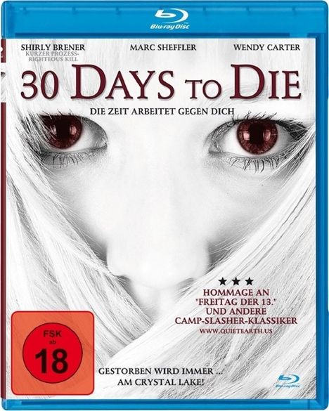 30 Days to Die (Blu-ray), Blu-ray Disc