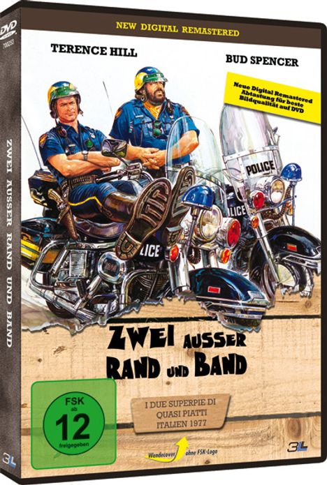 Zwei außer Rand und Band (New Digital Remastered), DVD