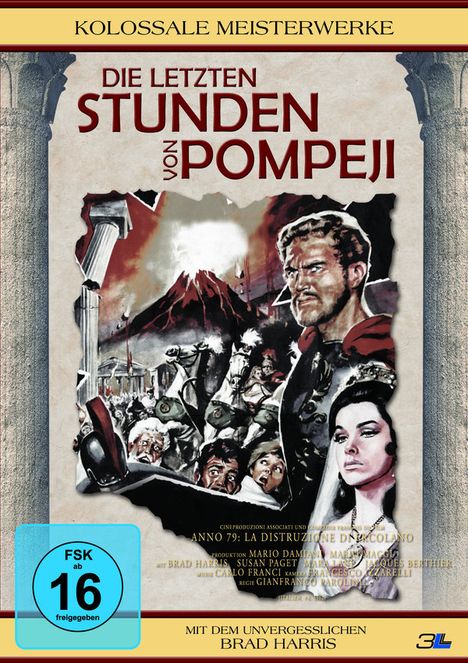 Die letzten Stunden von Pompeji, DVD