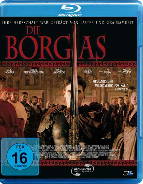 Die Borgias (Blu-ray), Blu-ray Disc