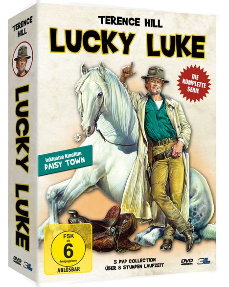 Lucky Luke (Komplette Serie inkl. Kinofilm), 5 DVDs