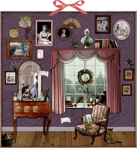 Susan Niessen: Zettelkalender - Weihnachten mit Jane Austen, Kalender
