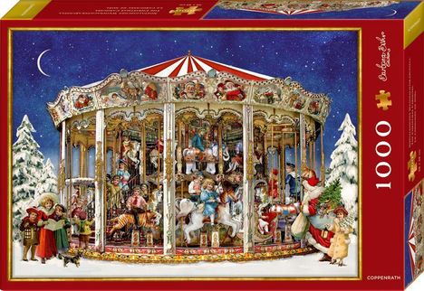 Boxpuzzle Nostalgisches Weihnachtskarussel (1000 Teile), Spiele