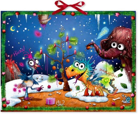 Kai Lüftner: Sound-Adventskalender - Furzipups der Knatterdrache feiert Weihnachten, Kalender