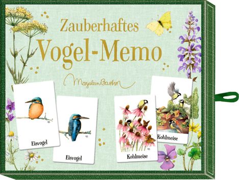 Schachtelspiel - Zauberhaftes Vogel-Memo, Diverse