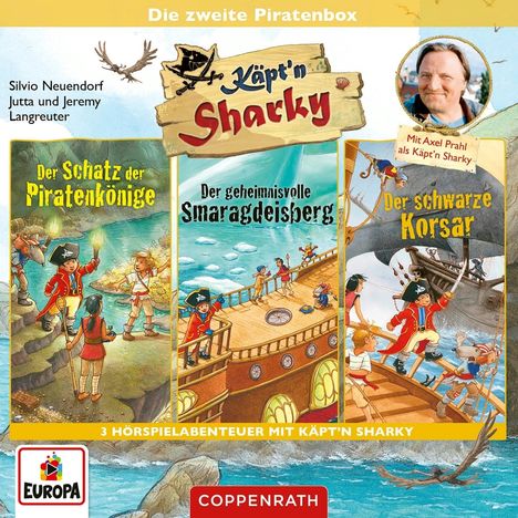 Käpt'n Sharky - Die zweite Piratenbox, 3 CDs