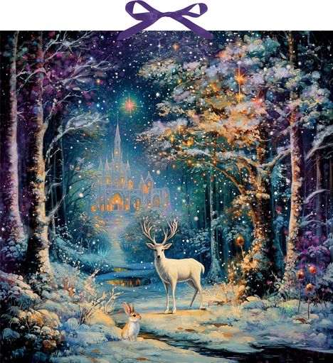 Wand-Adventskalender - Magischer Winterwald, Kalender