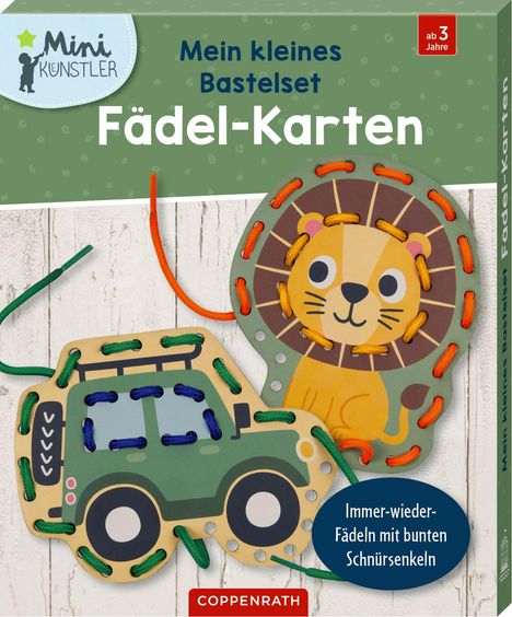 Mein kleines Bastelset: Fädel-Karten, Diverse