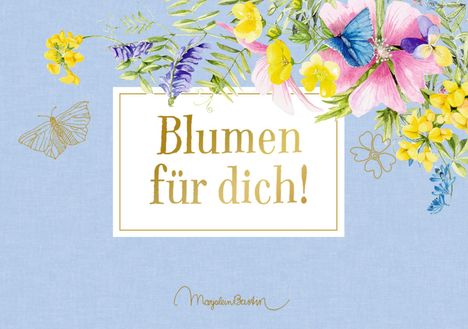 Pop-up-Grußkarte - Blumenwiese, Diverse