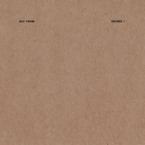 Nils Frahm (geb. 1982): Encores 1 EP, LP