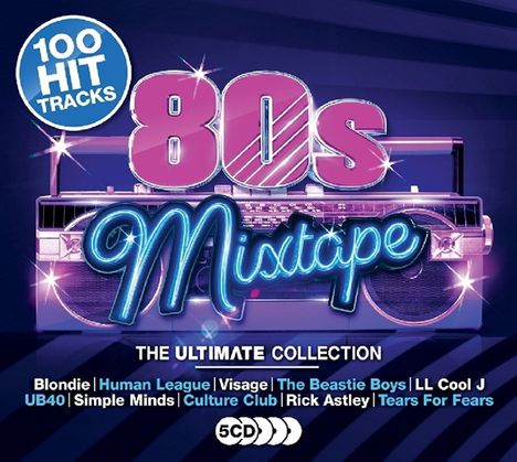 Ultimate 80s Mixtape, 5 CDs