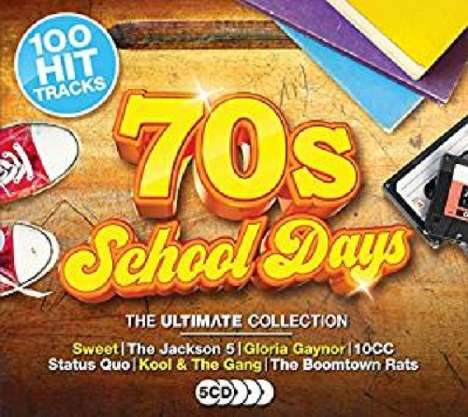 70s School Days: The Ultimate Collection, 5 CDs