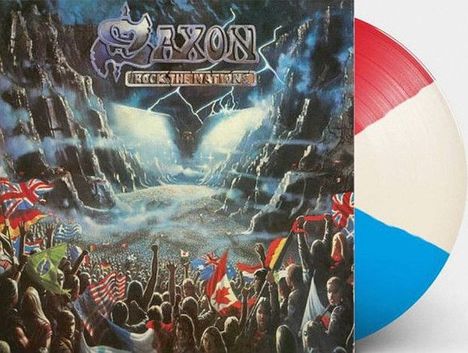 Saxon: Rock The Nations (Limited Edition) (Red White Blue Vinyl), LP