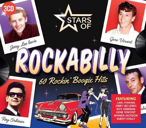 Stars Of Rockabilly: 60 Rockin' Boogie Hits, 3 CDs
