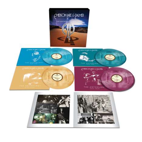 Emerson, Lake &amp; Palmer: The Anthology (remastered) (Colored Vinyl) (Box Set), 4 LPs
