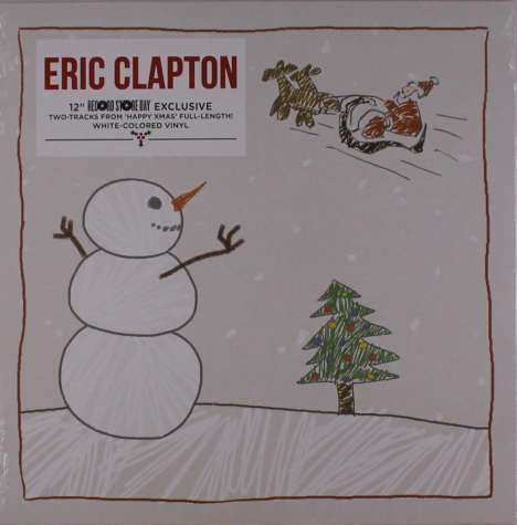Eric Clapton (geb. 1945): For Love On Xmas Day / Home For The Holidays (RSD) (White Vinyl), Single 12"