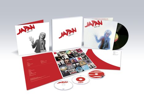 Japan: Quiet Life (remastered) (180g) (Deluxe Edition Box), 1 LP und 3 CDs